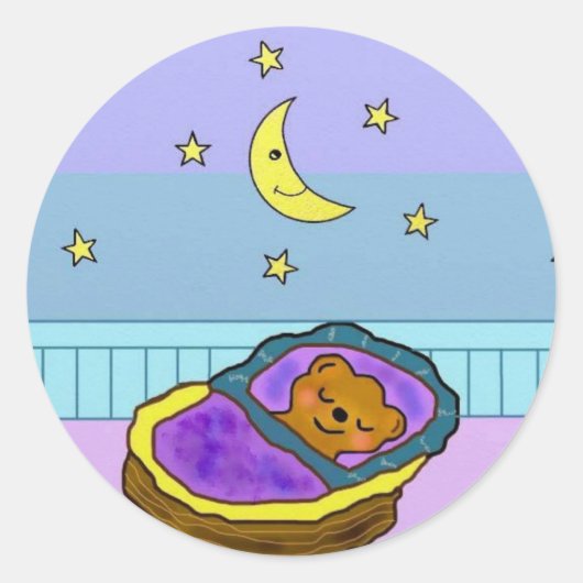 Beary Sweet Dreams Stickers (Vorderseite)