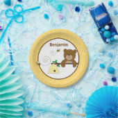 Beary Sweet Honey Bear & Bumble Bear Birthday Pappteller (Party)