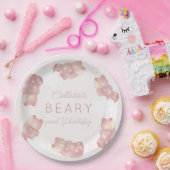 Beary Sweet Pink Gummy Bären Girl Geburtstag Pappteller (Party)
