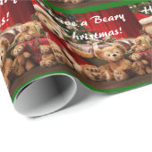 Beary WeihnachtsPackpapier Geschenkpapier (Rolleneckpunkt)