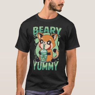 Beary Yummy Niedlich Red Panda Milk Tee 1