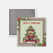 BEARYY CHRISTMAS MAGNET (Vorderseite/Rückseite)