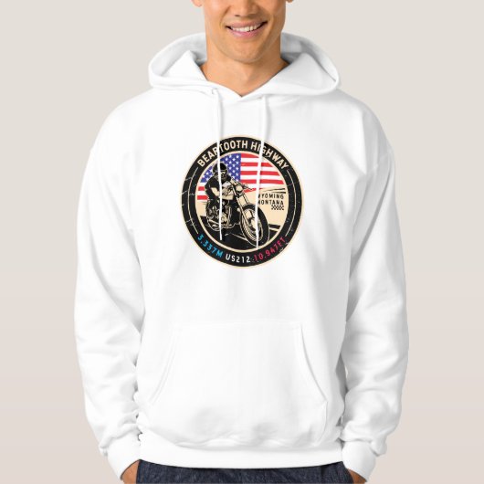 Bearzahnautobahn für alle amerikanischen Straßen M Hoodie (Vorderseite)