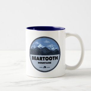 Bearzahngebirge Montana Wyoming Camping Zweifarbige Tasse