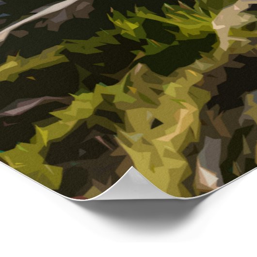 Bearzahnpass Vintage Poster (Ecke)