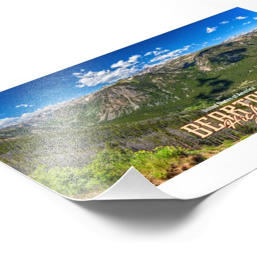 Bearzahnstraße Fotodruck (Ecke)