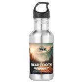 Bearzahnweg Montana Edelstahlflasche (Vorderseite)