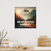 Bearzahnweg Montana Poster (Küche)