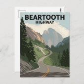 Bearzahnweg Montana Postkarte (Vorne/Hinten)