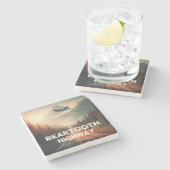 Bearzahnweg Montana Steinuntersetzer (Seitenansicht)