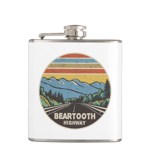 Bearzahnweg Montana Wandern Flachmann (Vorderseite)