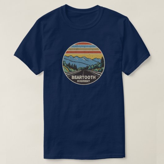 Bearzahnweg Montana Wandern T-Shirt (Design vorne)