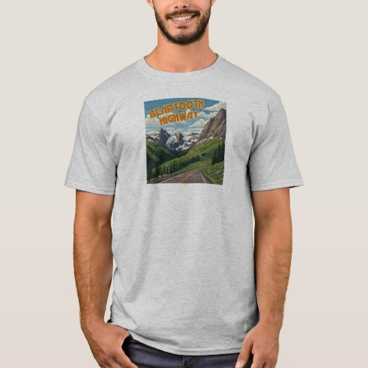 Bearzahnweg Montana Wandern T-Shirt (Vorderseite)