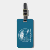 Bearzahnweg Montana Wyoming Forest Gepäckanhänger (Vorderseite vertikal)