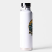 Bearzahnweg Montana Wyoming Retro Trinkflasche (Rechts)