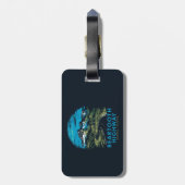 Bearzahnweg Montana Wyoming Vista Gepäckanhänger (Rückseite vertikal)