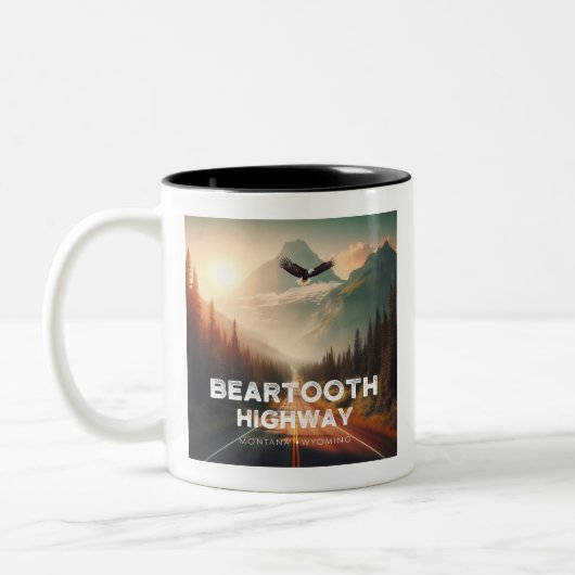Bearzahnweg Montana Zweifarbige Tasse (Links)