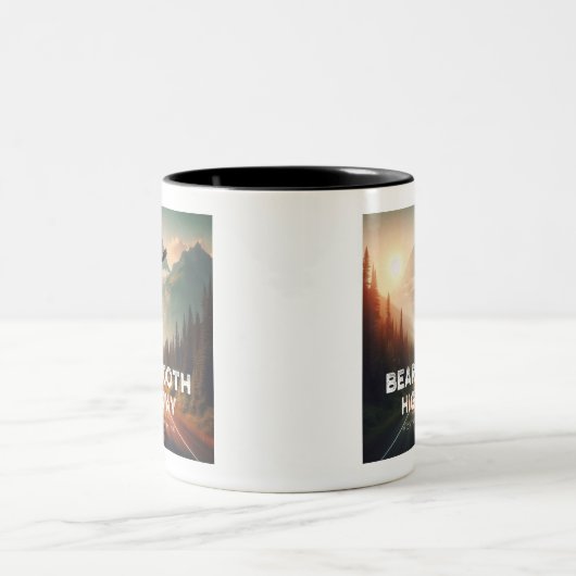 Bearzahnweg Montana Zweifarbige Tasse (Mittel)