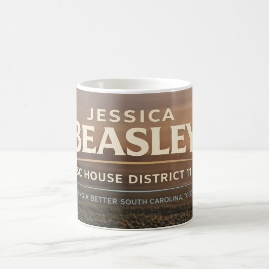 Beasley for District 11 Kaffeetasse (Mittel)