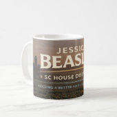 Beasley für Bezirk 11 Kaffeetasse (Vorderseite Links)