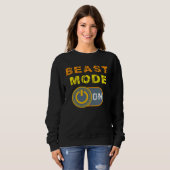 Beast   Beast Activated Workout Gym Mode Sweatshirt (Vorne ganz)