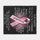 Beast Cancour Survivor Fleecedecke (Vorderseite (Horizontal))