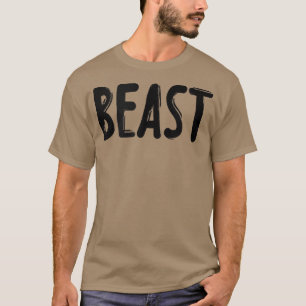 BEAST GYM Fitness Workout Bodybuilding Motivation T-Shirt