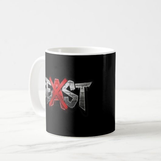 BEAST Logo Mug Kaffeetasse (Vorderseite Links)
