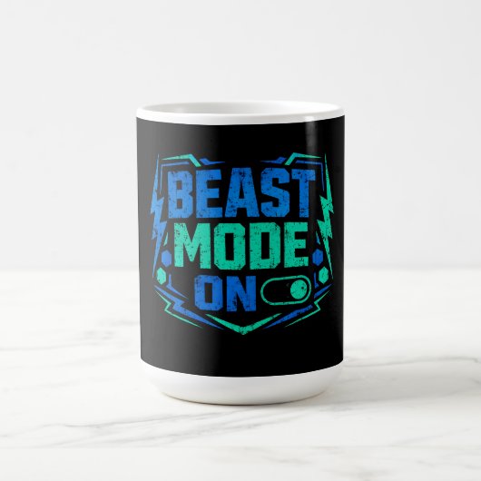 Beast Mode ON – Gym Activation Power Kaffeetasse (Mittel)