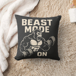 Beast-Modus An Gorilla-Gym-Motivation Kissen