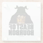 Beast Of Bourbon Glass Coaster Glasuntersetzer (Rückseite)