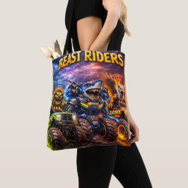 Beast Riders Monster Trucks die Trio-Gruppe Shot P Tasche