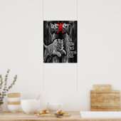 BEAST Tiger Print, Value Poster Papier (Halbglanz) (Küche)