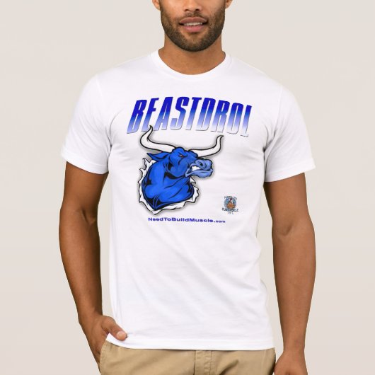 Beastdrol - NTBM! (WEISS - NUR FRONT) T-Shirt (Vorderseite)