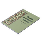 Beastie in a Bottle Journal - Bookcase Design Notizblock (Linke Seite)