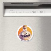 Beastie in einem Flaschenstapel Magnet (In Situ (Geschirrspüler))