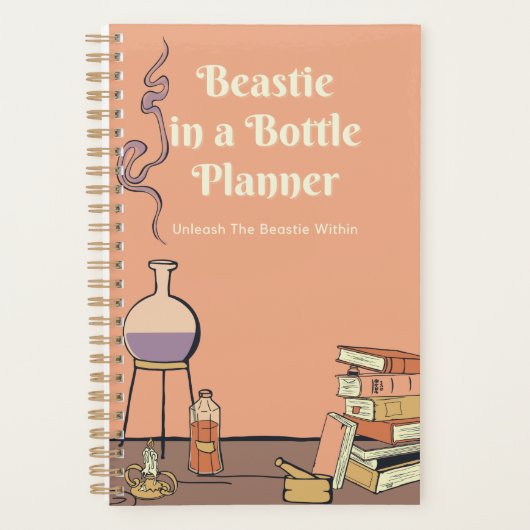 Beastie in einer Flasche Kleinplaner Planer (Vorderseite)