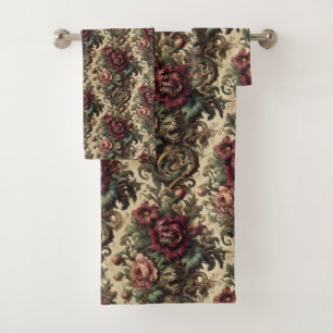 Beastly Bouquet - Gotisch Viktorianisch Badhandtuch Set