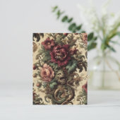 Beastly Bouquet - Gotisch Viktorianisch Feiertagspostkarte (Stehend Vorderseite)