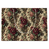 Beastly Bouquet - Gotisch Viktorianisch Große Geschenktüte (Vorderseite)