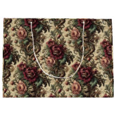 Beastly Bouquet - Gotisch Viktorianisch Große Geschenktüte (Rückseite)