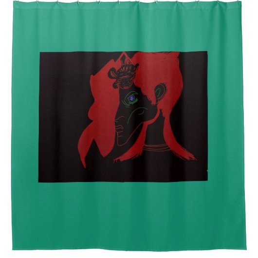 Beastmaster Queen Duschvorhang (Vorderseite)