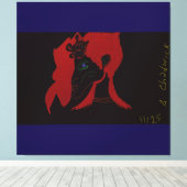 Beastmaster Queen Leinwanddruck (Insitu (Holzboden))