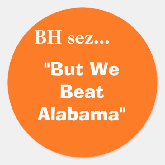 Beat AL - Angepasst Runder Aufkleber (Vorderseite)