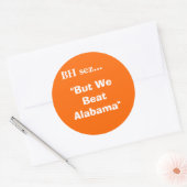 Beat AL - Angepasst Runder Aufkleber (Umschlag)