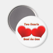 Beat as one magnet (Vorderseite/Rückseite)