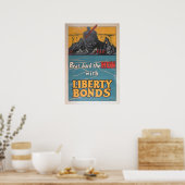 Beat Back the Hun Poster (Küche)