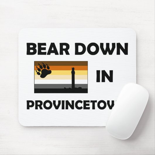 Beat Down in Provincetown Mousepad (Mit Mouse)