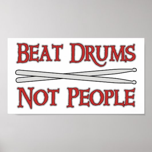 Beat Drums Poster (Vorne)