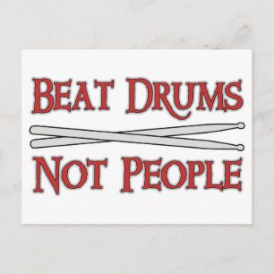Beat Drums Postkarte